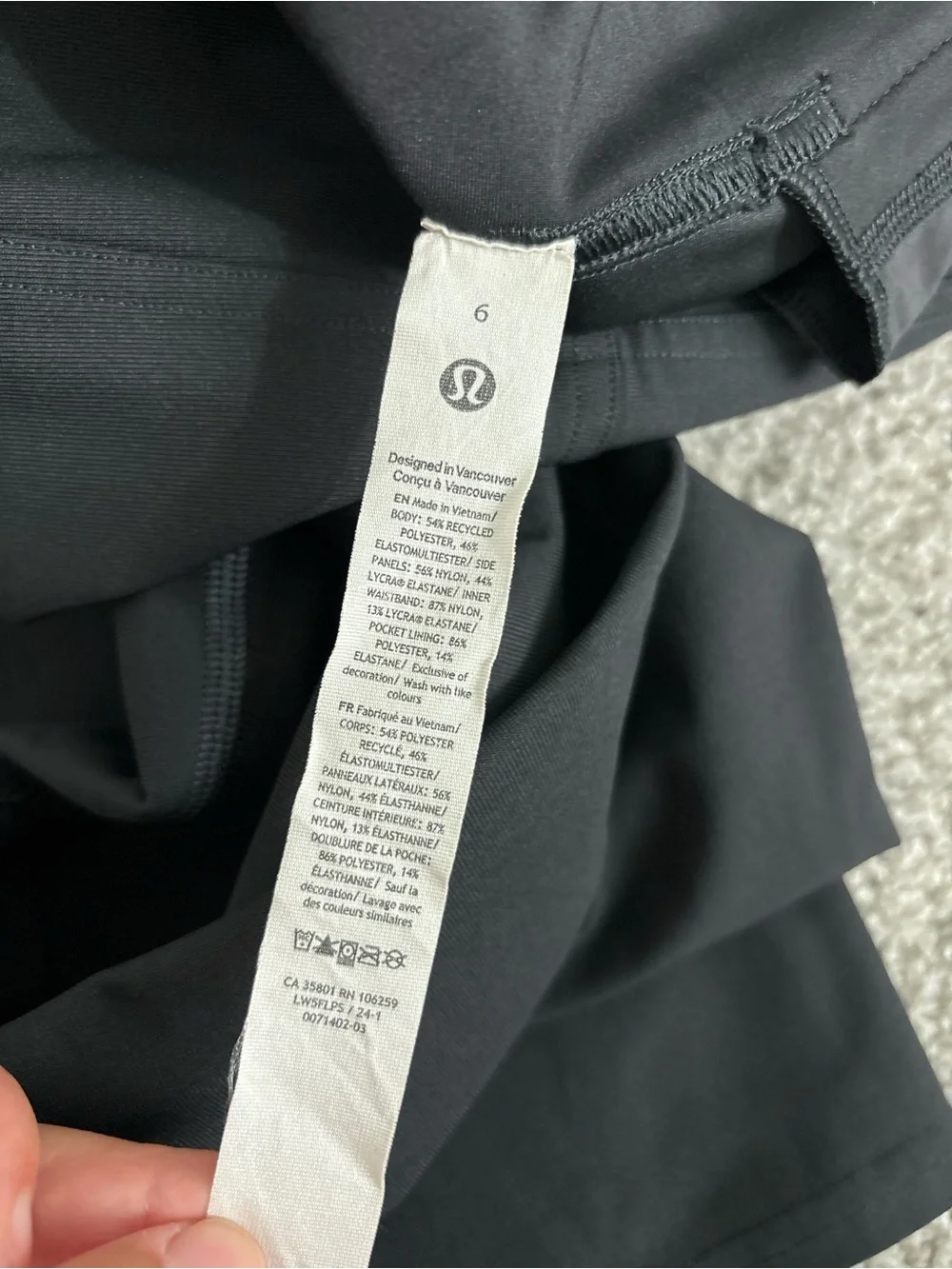 Lululemon Warpstreme Multi-Pocket Mid-Rise Golf Pant 28